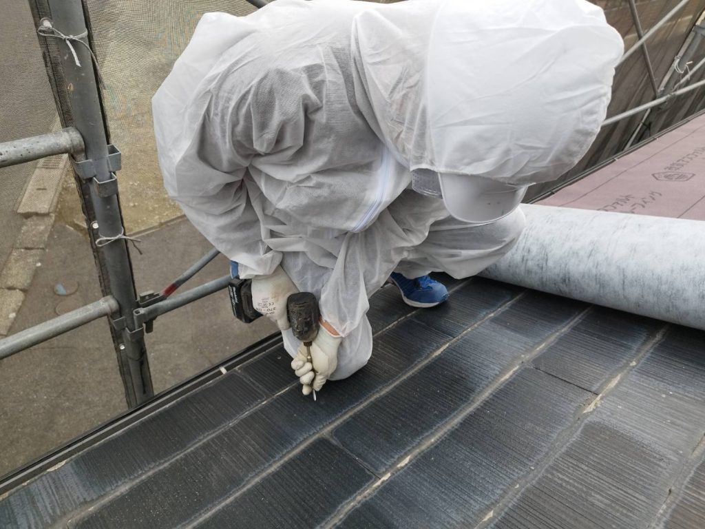 伊万里市の屋根カバー工事をお見せします